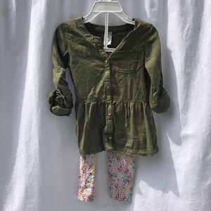 Carter’s | 3T Floral Outfit